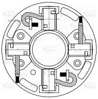 STARTVOLT Узел щеточный стартера FORD TRANSIT (14-) 2.2TDCI/MB SPRINTER W906 (06-) 2.1D