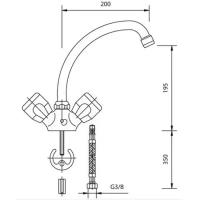 TEKA Group, MOFEM Смеситель для кухни Mofem METAL PLUS 105 M PLUS (140-0061-03)