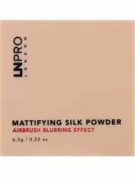 LN Pro Пудра матирующая Mattiifyng Silk Powder airbrush blurring effect, тон 101 фарфор