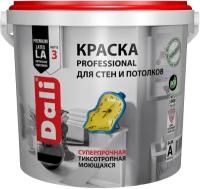 Краска для Стен и Потолков Dali Professional 9л Моющаяся, Суперпрочная, Тиксотропная / Дали Профессинал