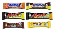 Набор протеиновых батончиков Snickers, Mars, M&M's (6 шт) 300 г