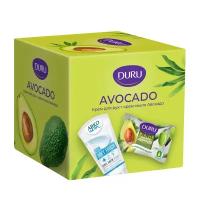 Подарочный набор DURU крем-мыло Авокадо с оливковым маслом 80 г + ARKO Nem крем для рук SoftTouch 60 мл