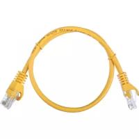 Патч-корд Acd LPU5E-5DY Cat5e UTP 24AWG 4Pair, 7/0.18мм CCA Желтый, 0.5м