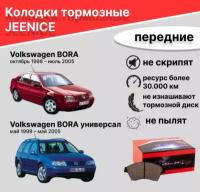 Колодки тормозные передние для Volkswagen BORA (окт. 1998 июль 2005) BORA универсал (май 1999 май 2005)