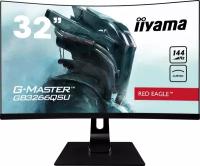 Монитор Iiyama 31.5" Red Eagle GB3266QSU-B1 черный VA LED 1ms 16:9 HDMI M/M матовая HAS Piv 400cd 178гр/178гр 2560x1440 144Hz DP 2K USB 9кг