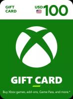 Пополнение счета Xbox на 100 USD ($) Америка / Код активации USD / Подарочная карта Иксбокс / Gift Card XBOX