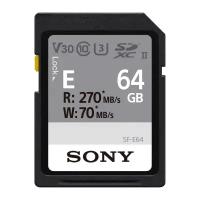 Карта-памяти SDXC 64GB Sony SF-E UHS-II U3 V30 270/70 MB/s (SF-E64)