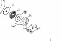 Пружина собачки стартёра Stihl MS 660/661/880 11241953500