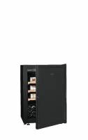 Монотемпературный винный шкаф Eurocave V-LAPREM-S Черная массивная дверь в раме, Комплектация - Премиум, 3 выдвижные полоки