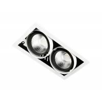 Точечный светильник Cardano Led T812 BK/CH 2*12W 4200K Ambrella