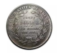 Trade Dollar 1872 года США американская серебряная монета копия арт. 17-4243