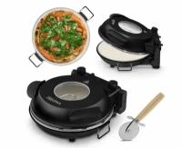 Мини печь для выпечки пиццы Zeegma Pizza Chef 1200 Вт, черный