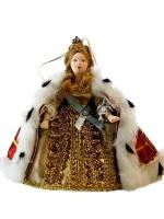 Кукла коллекционная фарфоровая императрица Екатерина II