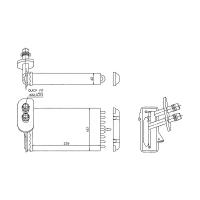 STELLOX 10-35017-SX (1035017_SX / 1H1819031A / 1J1 890 31B) радиатор печки\ Audi (Ауди) a3, VW Golf (Гольф) / Bora (Бора) 9