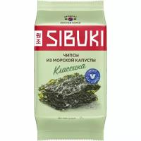 Чипсы Sibuki Классика из морской капусты, 17г, 3 шт