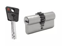 Цилиндр Mul-t-lock 7x7 ключ-ключ (размер 45х31 мм) - Никель, Шестеренка