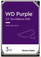 Жесткий диск WD SATA-III 3TB WD33PURZ Surveillance Purple (5400rpm) 64Mb 3.5