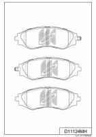 D11124M 01 645 02 Y11 51002 колодки дисковые п Daewoo Lanos Nubira 1 4 2 0 97 gt