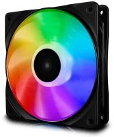 Вентилятор DEEPCOOL СF120 (3 IN 1) RGB 120x120x25мм (16шт./кор, 3xCF120, PWM, пит. от мат.платы и БП, RGB подсветка, 500-1500об/мин) Retail