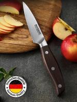 ROSENKRANZ / Кухонный нож для овощей и фруктов Premium. Немецкая нержавеющая сталь 1.4116. Длина лезвия 8.8 см. В подарочной коробке