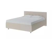 PROxSON Кровать Diamo без основания (Ткань: Рогожка Savana Milk (молочный)) 80x200