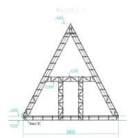 Каркас лстк A-Frame.Сборно-разборная конструкция А-Фрейм