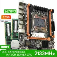 Комплект Atermiter Intel Xeon E5 2670 V3, LGA 2011-3, DDR4, 32 ГБ, 2X16 ГБ, 2666 МГц