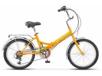 Складной велосипед Stels Pilot 450 V 20 Z010, год 2023, цвет Оранжевый, ростовка 13.5