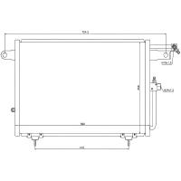 STELLOX 10-45007-SX (1045007_SX / 4A0 026 0403AB / 4A0 026 0403AC) радиатор конд.\Audi (Ауди) 100 2.0-2.5tdi 92