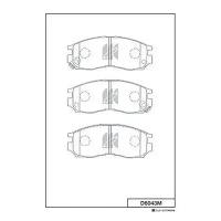 MK KASHIYAMA D6043M (1Y263328Z / 58101M2A01 / AY040MT004) колодки дисковые п.\ Mitsubishi (Мицубиси) Colt (Кольт) / Lancer