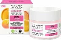 SANTE Glow Boost Розовый крем с AHA-кислотами, гиалуроном и био-розой 50 мл