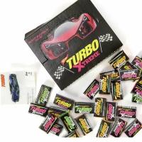 Жевательная резинка турбо (Turbo) блок (100шт) с вкладышами