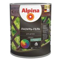 Alpina / Альпина лазурь гель для древесины снаружи помещения 10л тик