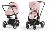 Коляска 2 в 1 Cybex Priam IV Peach Pink/Rosegold 523001511