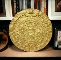 Панель 3D на стену Календарь индейцев Майя, декор с предсказанием затмений, лунный календарь. Оформление пространства и дизайн помещений