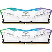 Оперативная память Team Group T-Force Delta RGB 32GB (2x16GB) DDR5 7800MHz CL38 (38-48-48-84) 1.4V White