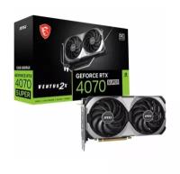 Видеокарта MSI GeForce RTX 4070 12288Mb, Ventus 2X 12G OC (RTX 4070 Ventus 2X 12G OC) 1xHDMI, 3xDP, Ret