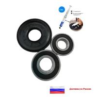 Подшипники для стиральной машины Haier HW60-1029А 6204+6205 2RS сальник 35х56х10/11.5 смазка