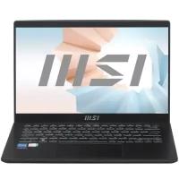 Ноутбук MSI Modern 14 C13M-1085XRU, 14" (1920x1080) IPS/Intel Core i5-1335U/16ГБ DDR4/512ГБ SSD/Iris Xe Graphics/Без ОС, черный (9S7-14J111-1085)