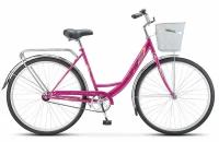 Велосипед STELS NAVIGATOR-345 С 28, колесо 28'', рост 20'', сезон 2023-2024, пурпурный, корз метал