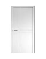 Межкомнатная дверь (дверное полотно) Albero Геометрия-3 покрытие Эмаль / ПГ Белая 60х200