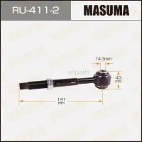 MASUMA RU-411-2 RU-411-2_рычаг задней подвески задний левый!\ Toyota Camry 2.4 16V/3.5 24V 06>