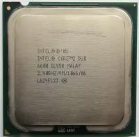 Процессор Intel Core 2 Duo E6600 2400Mhz (2x2048/1066/1.225v) LGA775 Conroe SL9ZL