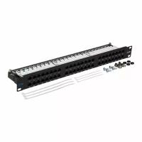 Патч-панель LANMASTER TWT 48 портов, UTP, кат.5E, 1U (TWT-PP48/1U-U5E)