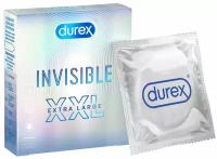 Презервативы Durex Invisible, XXL, №3