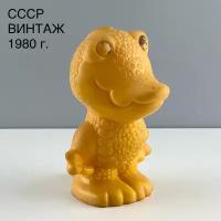 Винтажная игрушка "Крокодил Гена". Резина. СССР, 1980-е