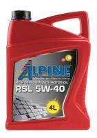 ALPINE 0100148 ALPINE RSL 5W-40 ALPINE RSL 5W-40