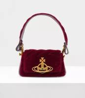 Маленькая стеганая сумка Vivienne Westwood Hazel (Burgundy)