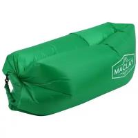 Зеленый надувной диван «Ламзак» (180х70х45 см) (зеленый)