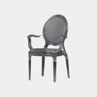 Стул прозрачный штабелируемый GHOST CHAIR из поликарбоната (Стул с подлокотниками, цвет пишите в комментарий)